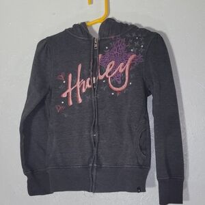 Hurley Girl's Zip-Up Hoodie - Medium